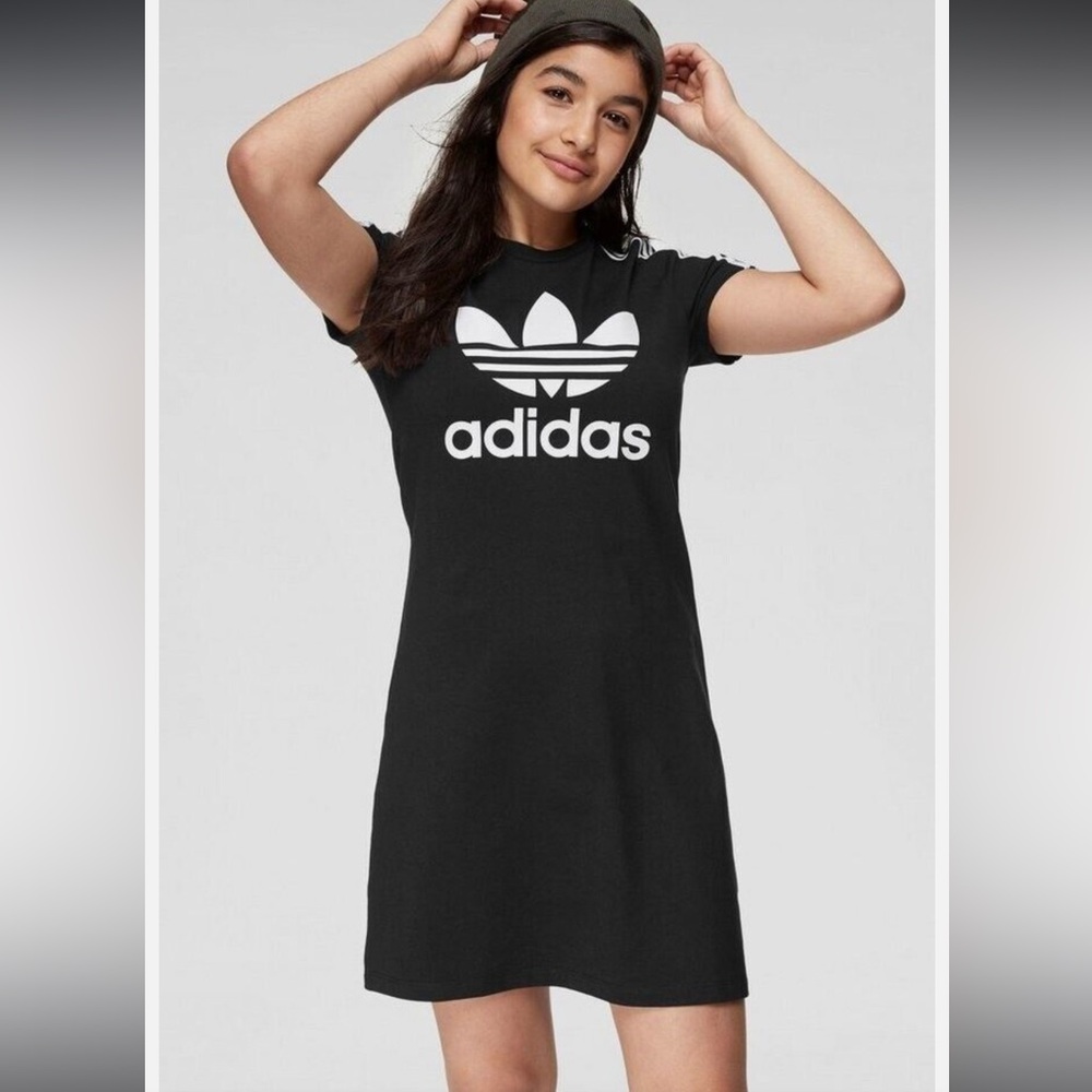 ADIDAS 3 Stripes Short Dress Youth Size M 11/12 or Adult Size XS/S